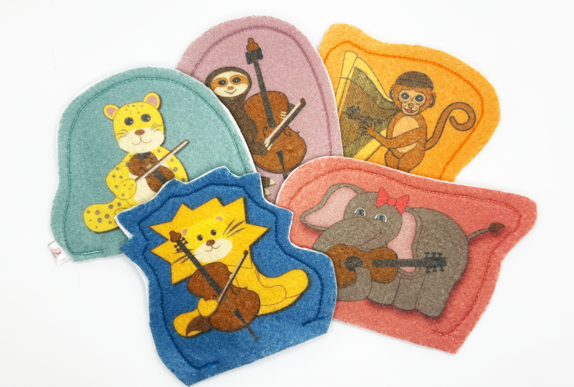 finger puppets main image assorted music families
