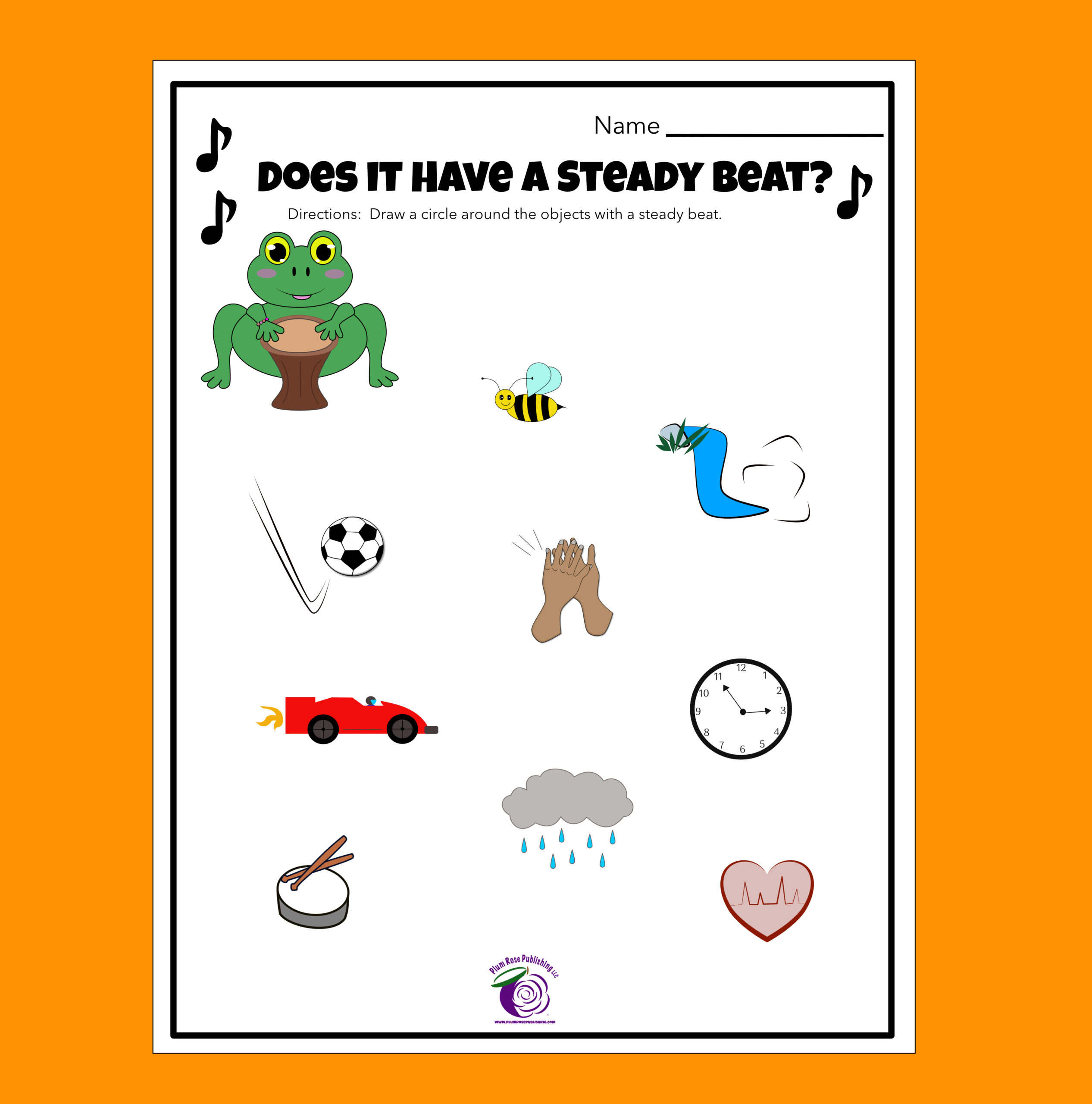steady beat worksheet