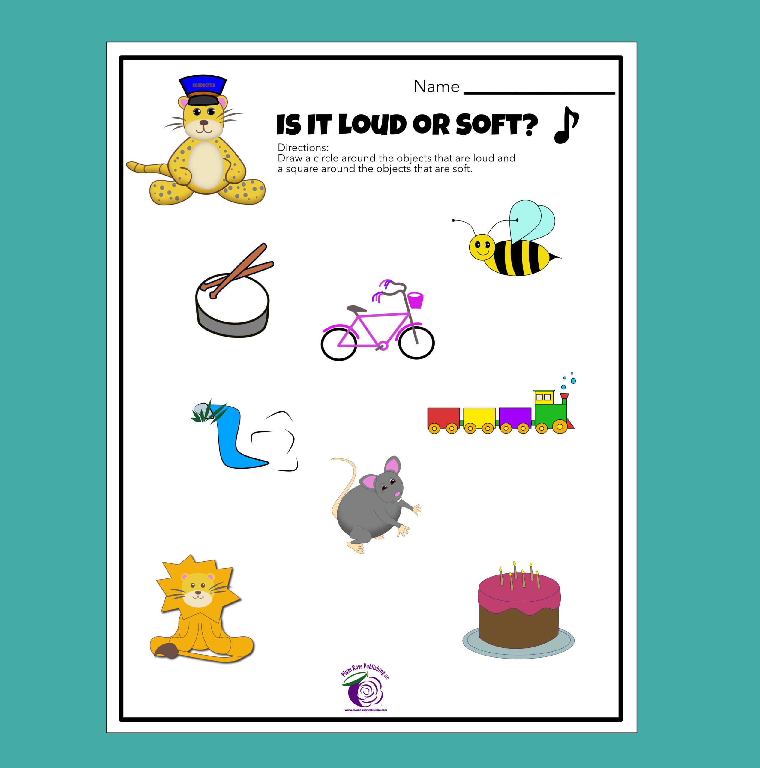 Leon Loud or Soft Worksheet