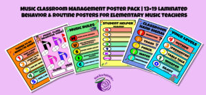 Music Behavior main image 13x19 laminated